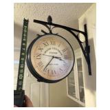 Double Sided Wall Clock