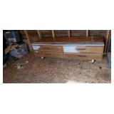 59.5 x 18 x 18 Coffee Table, Needs Refinished