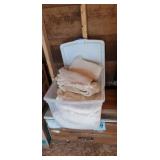 Tote Full Of New Throw Blankets