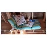 Chair Cushion New Pillow & Clothes Pins