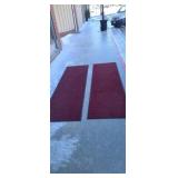 Two Aramark commercial rug  runners 117" X 34"