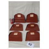 New. Old store stock steel dust pans 6 of them