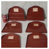 New. Old store stock steel dust pans 6 of them