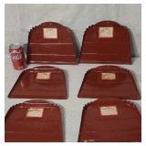 New. Old store stock steel dust pans 6 of them