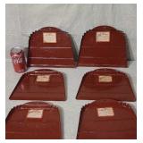New. Old store stock steel dust pans 6 of them