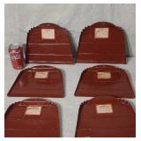 New. Old store stock steel dust pans 6 of them