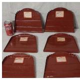 New. Old store stock steel dust pans 6 of them