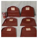 New. Old store stock steel dust pans 6 of them