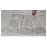 Old store stock glass lids.