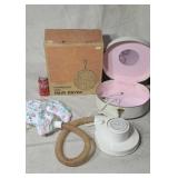 Vintage Lady Sunbeam hair dryer with box has