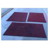 3 Aramark commercial rugs 67" X 43"