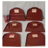 New. Old store stock steel dust pans 6 of them