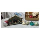 Vintage Nativity Scene , Vintage Ornaments