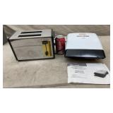 George Foreman Classic Plate,  Sunbeam Toaster