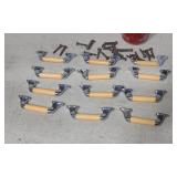 Old store stock bakeolite bar 12 drawer pulls.