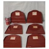 New. Old store stock steel dust pans 6 of them
