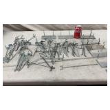 Metal Peg Board Hooks and Shelves