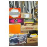 Model train empty boxes