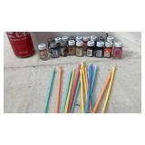 Enamel Paint w Brushes