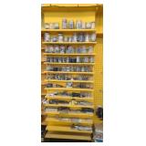 Old store stock small appliance parts in jars.