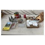 Model Train Accessories, Trees , Fence Barn,