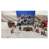 Lighted Christmas Village , complete except for