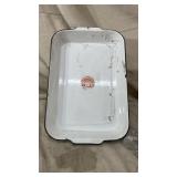 Flinestone  Porcelain Enamelware 17 x 12x 3