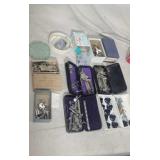 Sewing machine attachments.