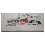 Model train bridges buildings depot and more