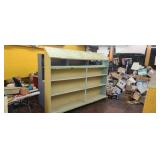 Wood shelving unit 8