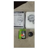 Presto steam gauge and pressure regulator for