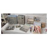 Parts cabinets full of hardware friction tape