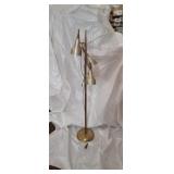 Mid century floor lamp works  Comes with extra