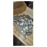 Old store stock metal price tag holders