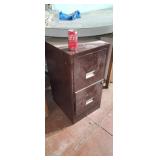 Two drawer file cabinet