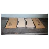 New old store stock 2 brazier boards with rings