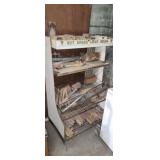 Old store light display with old light bulbs