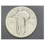 1927-D Standing Liberty Silver Quarter