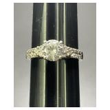 Sz.10 Sterling Silver Ring 4.62 Grams