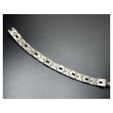 7in. Sterling Silver Bracelet 54.06 Grams