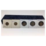 1910-P, 1911-P, 1912-P, 1913-P, 1914-P Wheat