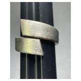 Sz.7.5 Sterling Silver Ring 12.08 Grams