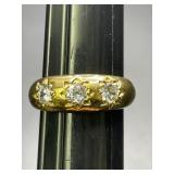 Sz.8.5 Sterling Silver Ring 7.34 Grams