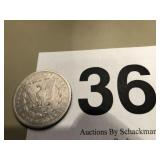 1889-O MORGAN SILVER DOLLAR