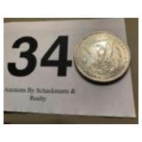 1884 MORGAN SILVER DOLLAR