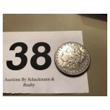 1884 MORGAN SILVER DOLLAR