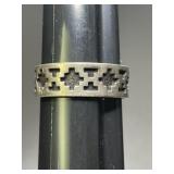 Sz.11 Sterling Silver Ring 7.32 Grams