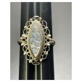 Sz.8.5 Sterling Silver Ring 3.40 Grams