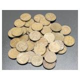 (50) Wheat Pennies