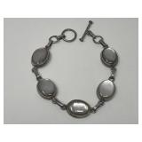 8in. Sterling Silver Bracelet 17.69 Grams